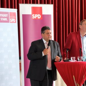 Sigmar Gabriel und Achim Schabedoth